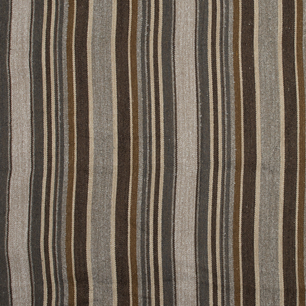 Espresso Barcode Striped Baja Tweed