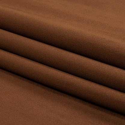 Umber Creamy Polyester Velvet Folded
