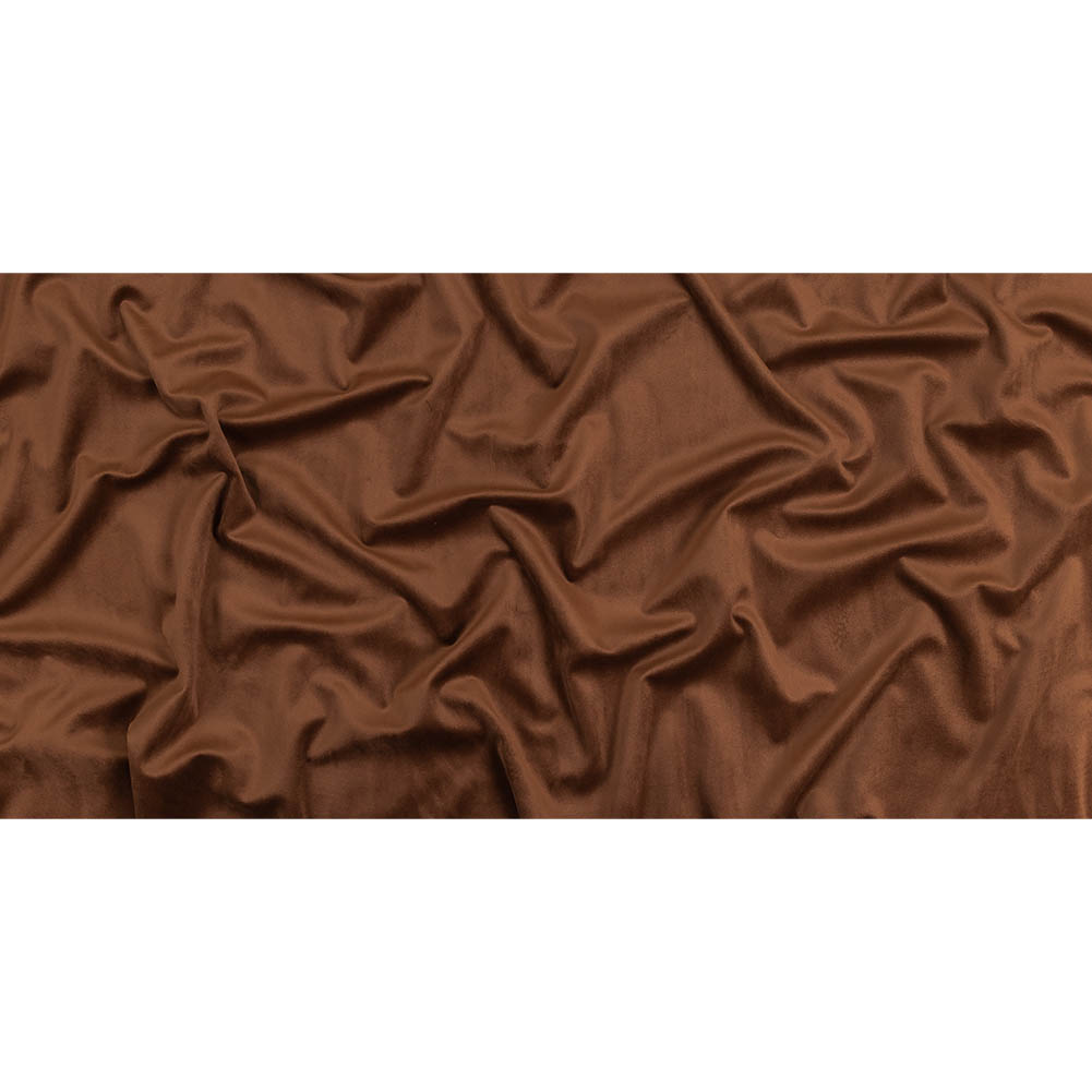 Umber Creamy Polyester Velvet Full