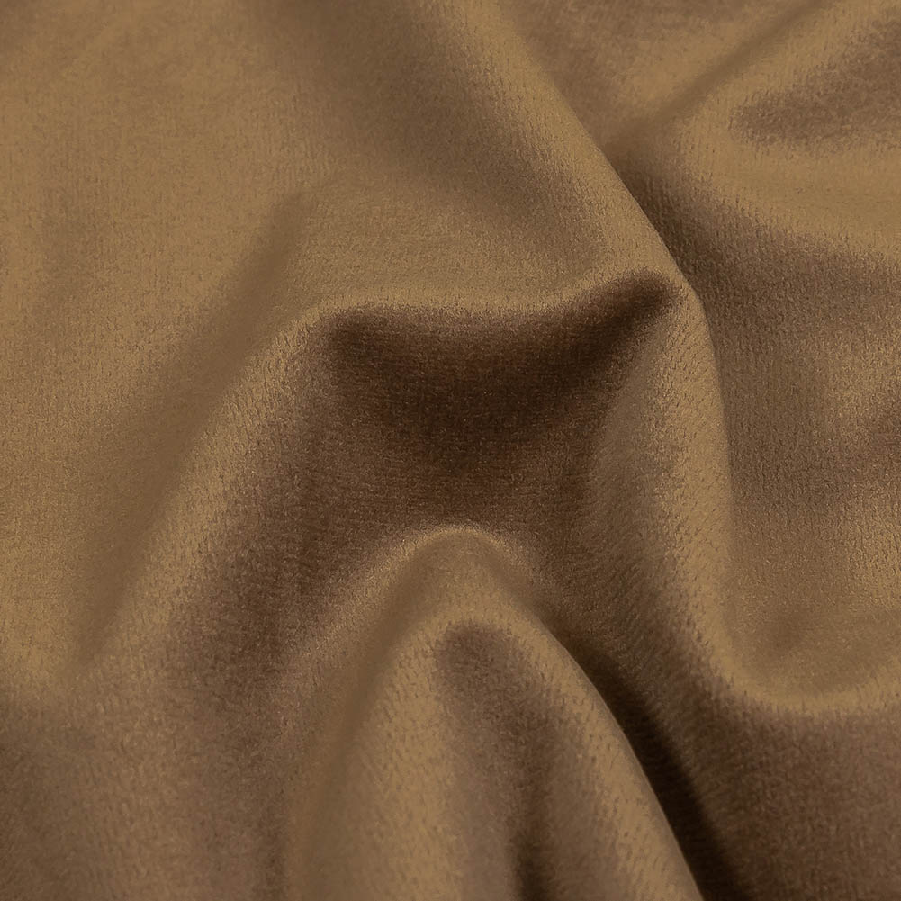 Elmwood Creamy Polyester Velvet - Detail