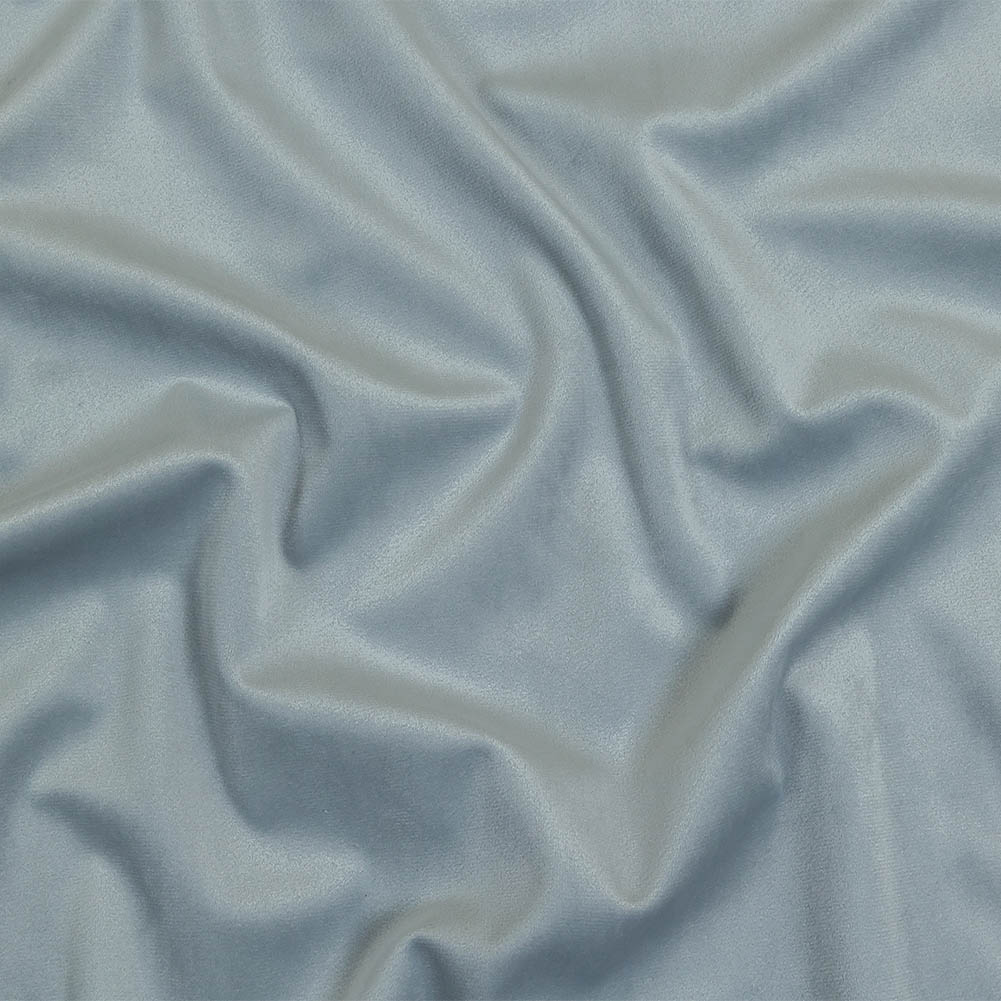 Sterling Creamy Polyester Velvet