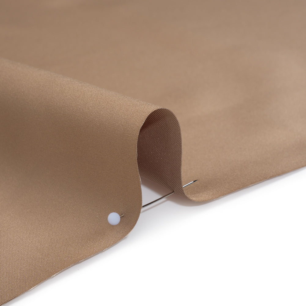Polyester Satin - Swiss Coffee - Reverie Collection - Detail