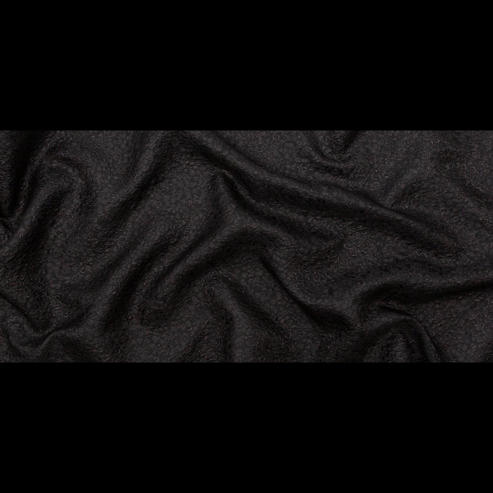 Metallic Black Luxury Floral Brocade Full