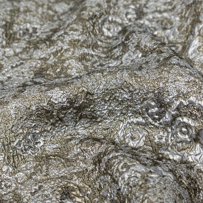 Silver and Pale Gold Luxury Metallic Brocade - Full