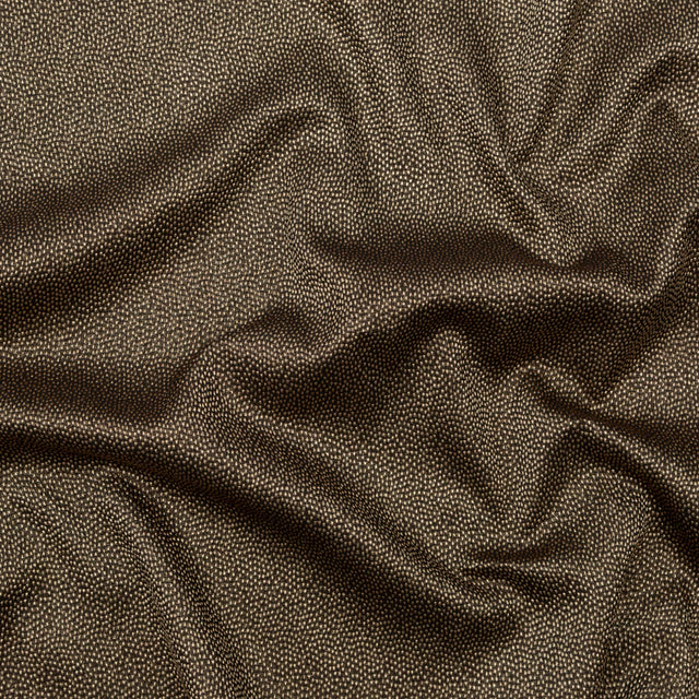 Metallic Gold on Black Abstract Luxury Brocade