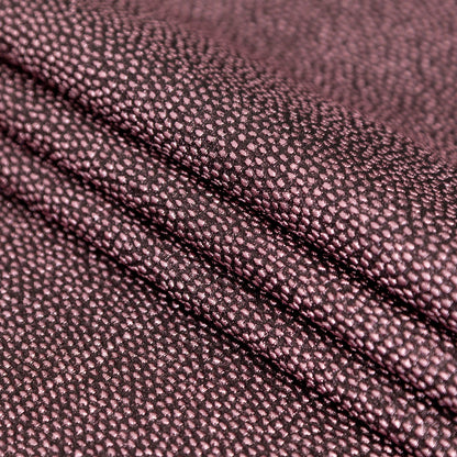 Metallic Pink on Black Abstract Luxury Brocade Detail