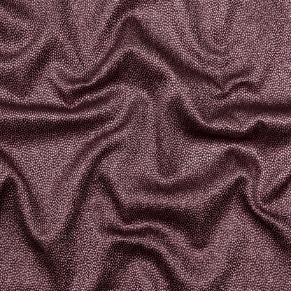 Metallic Pink on Black Abstract Luxury Brocade