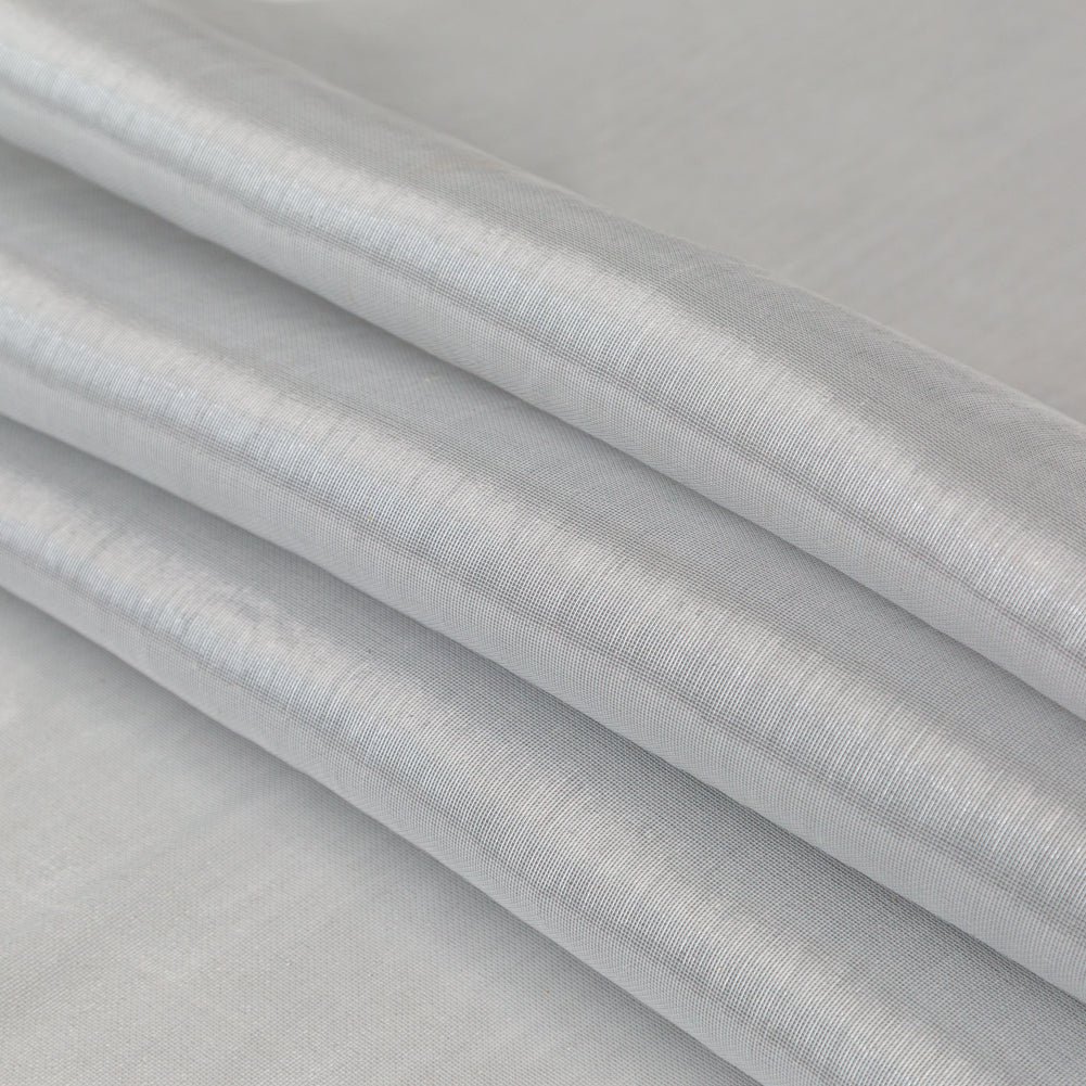 Metallic Woven Lame - Platinum - Betania Collection Detail