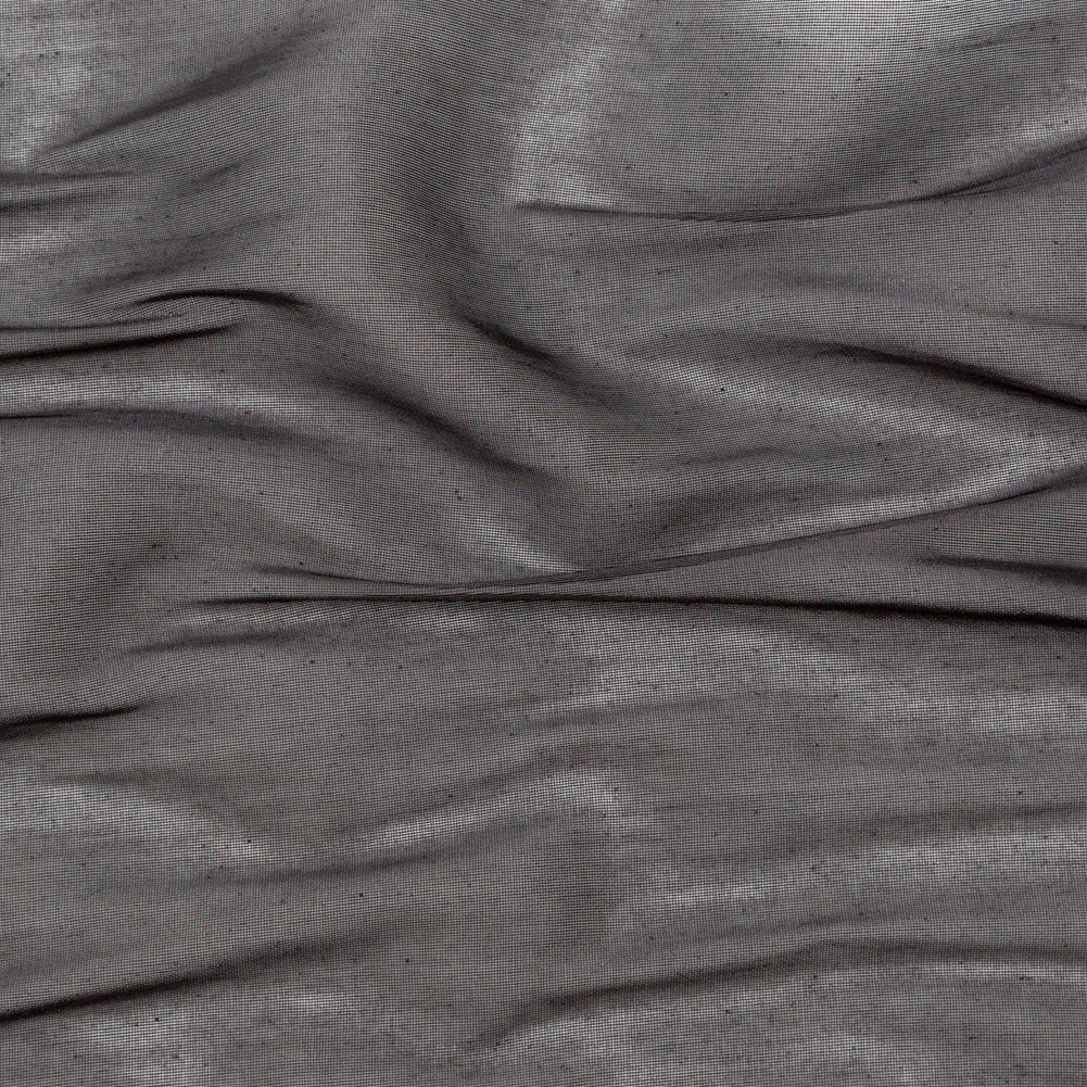 Metallic Black Woven Lame