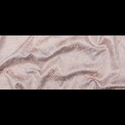 Beige and Silver Abstract Luxury Metallic Brocade - Folded