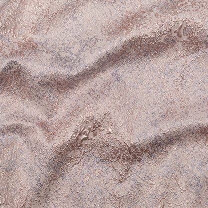 Beige and Silver Abstract Luxury Metallic Brocade