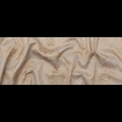 Beige and Silver Abstract Luxury Metallic Brocade Folded