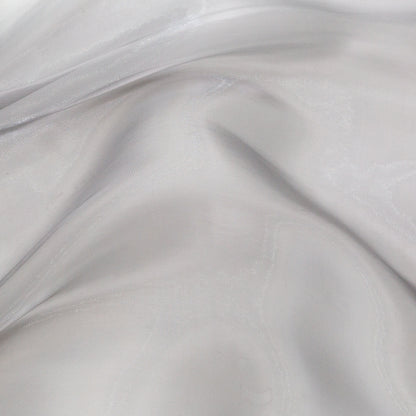 Sleek Gunmetal Organza