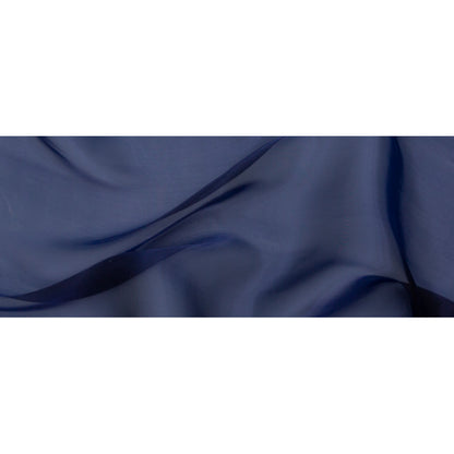 Iridescent Organza - Stark Royal Blue Folded