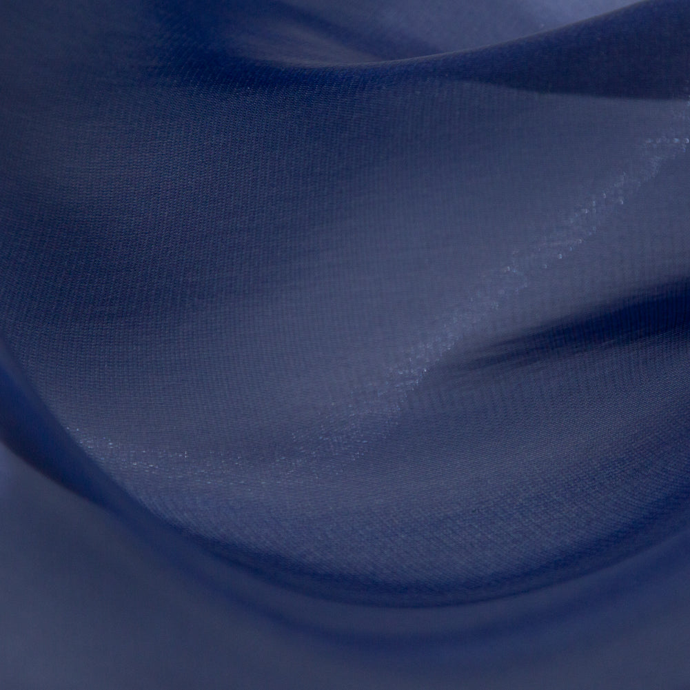 Iridescent Organza - Stark Royal Blue Full