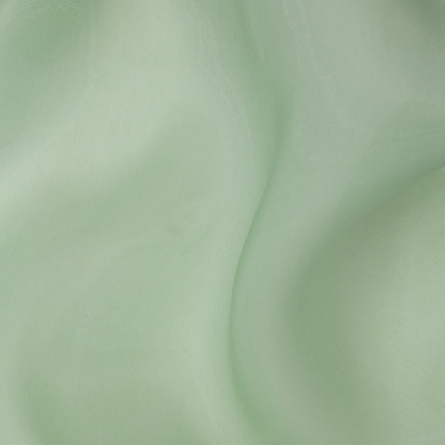 Luminous Mist Green Semi-Sheer Bridal Mikado