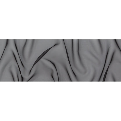 Shimmering Organza - Black - Julliette Collection Folded