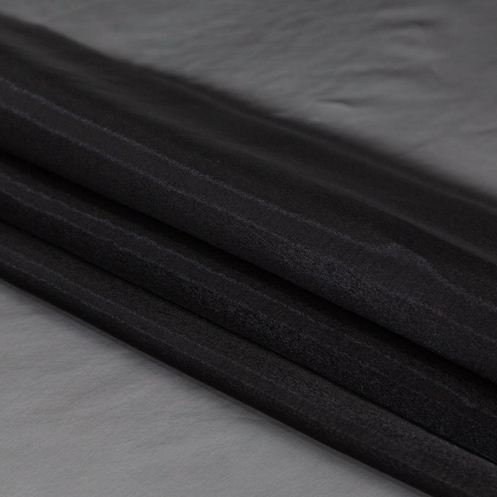 Shimmering Organza - Black - Julliette Collection Detail