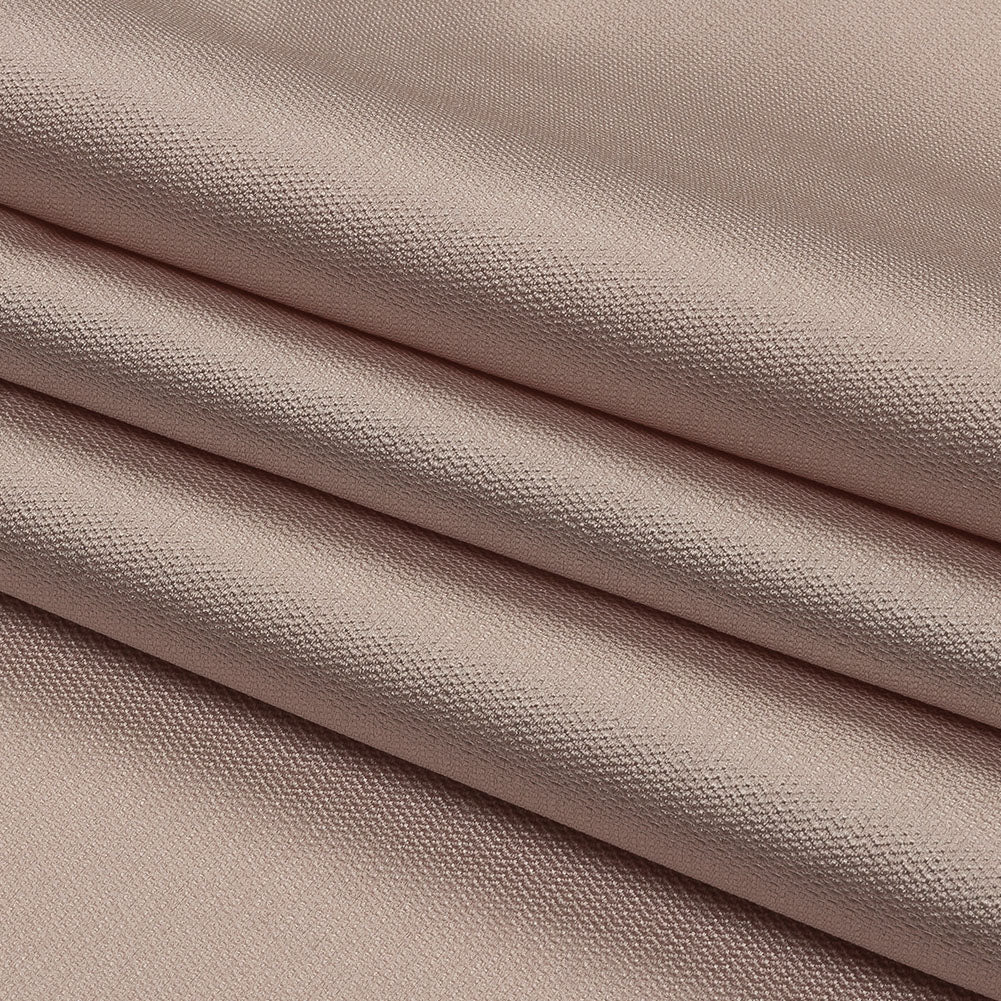 Kestrel Dusty Rose Novelty Polyester Pique - Folded