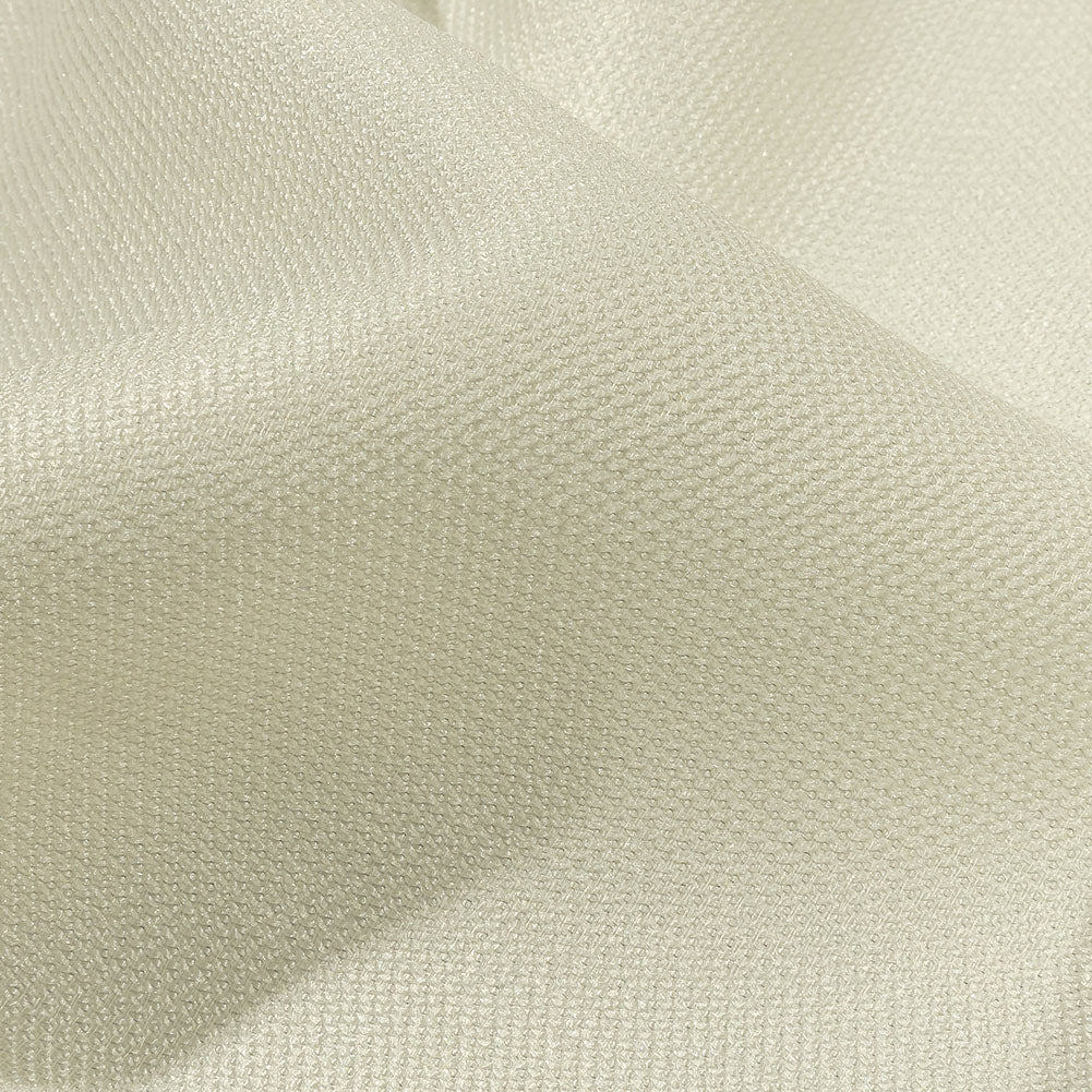 Kestrel Cannoli Cream Novelty Polyester Pique - Folded