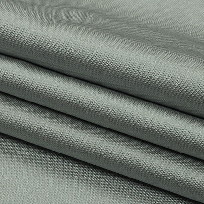 Novelty Polyester Pique - Silver - Kestrel Collection Folded