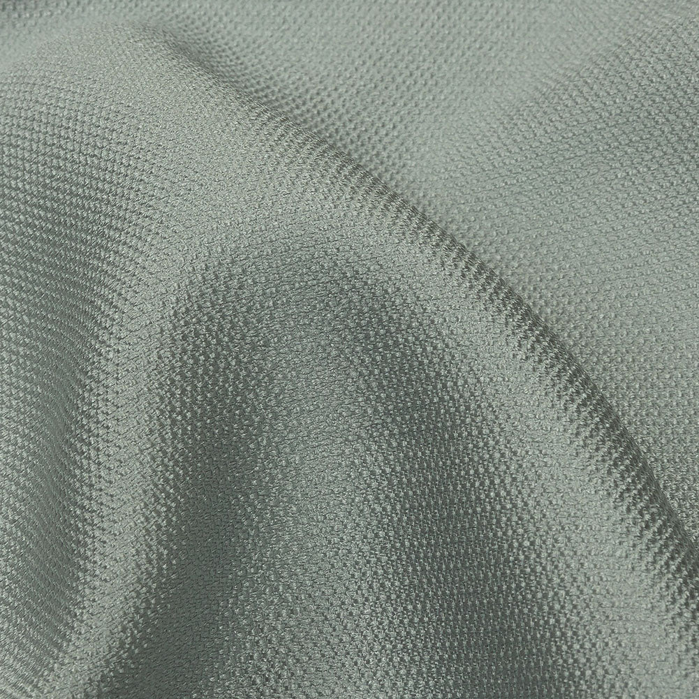 Novelty Polyester Pique - Silver - Kestrel Collection Detail