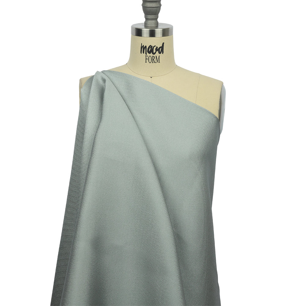 Novelty Polyester Pique - Silver - Kestrel Collection Drape