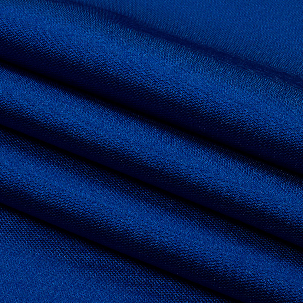 Novelty Polyester Pique - Cobalt Blue - Kestrel Collection Folded