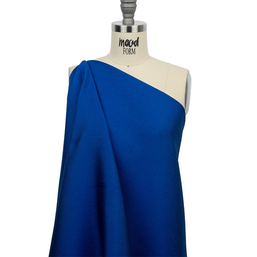 Novelty Polyester Pique - Cobalt Blue - Kestrel Collection Drape