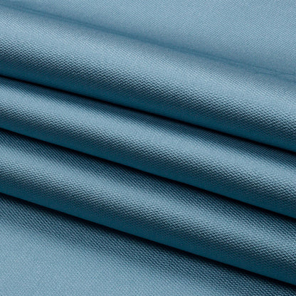 Novelty Polyester Pique - Steel Blue - Kestrel Collection Folded