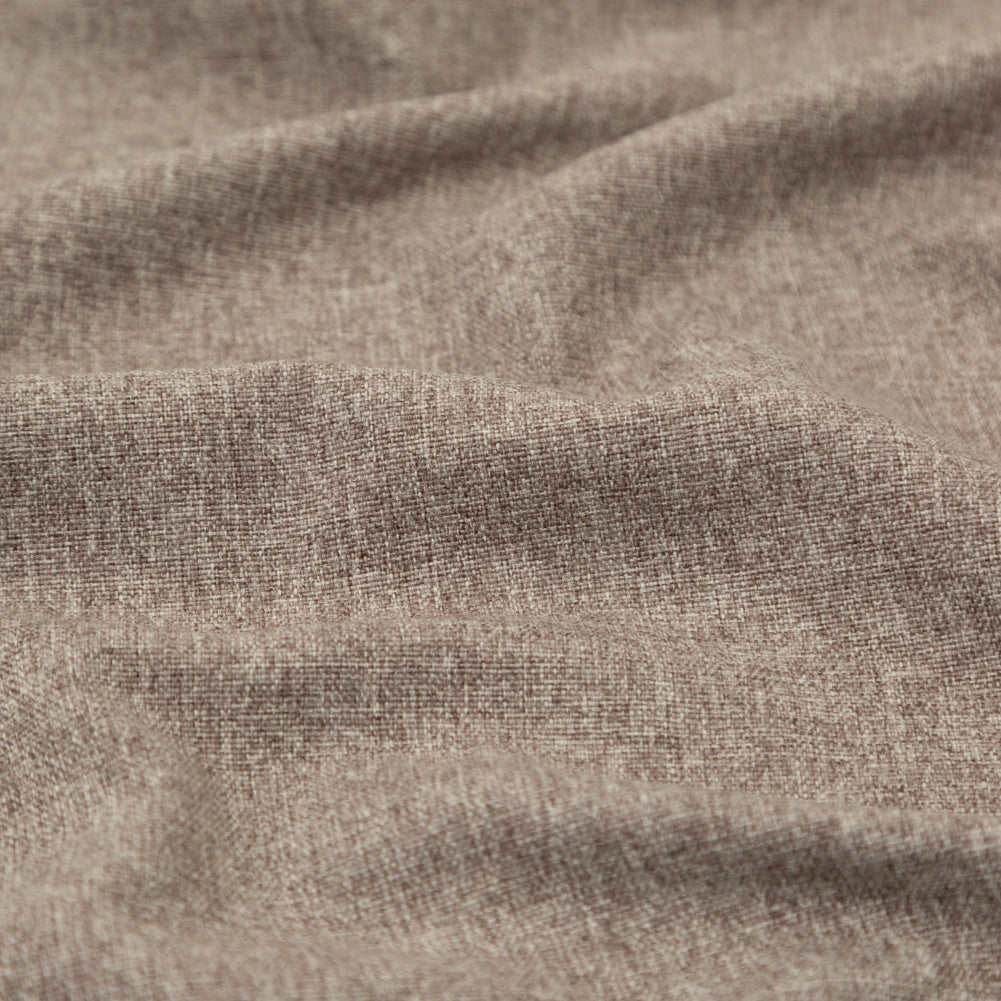 Heathered Gray Lightweight Polyester Canvas - Detail