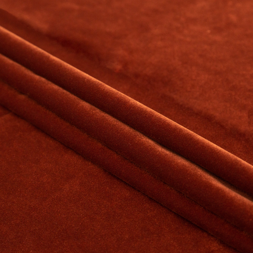 Spice Classic Upholstery Velvet - Folded