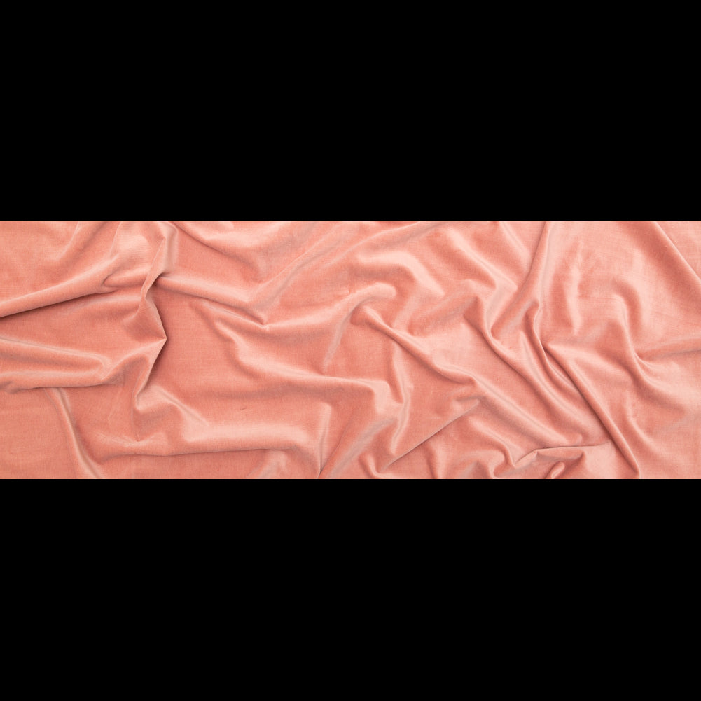 Petal Pink Velvet with Imitation Dupioni Backing - Full
