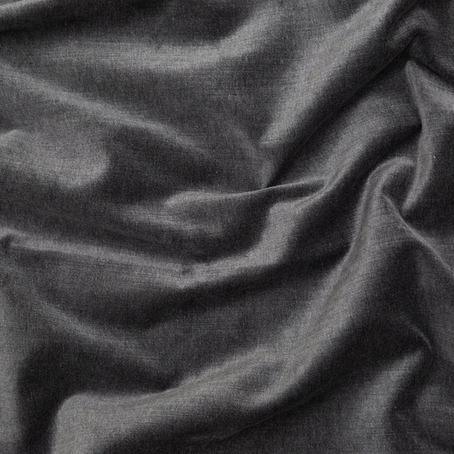 Abyss Velvet with Imitation Dupioni Backing