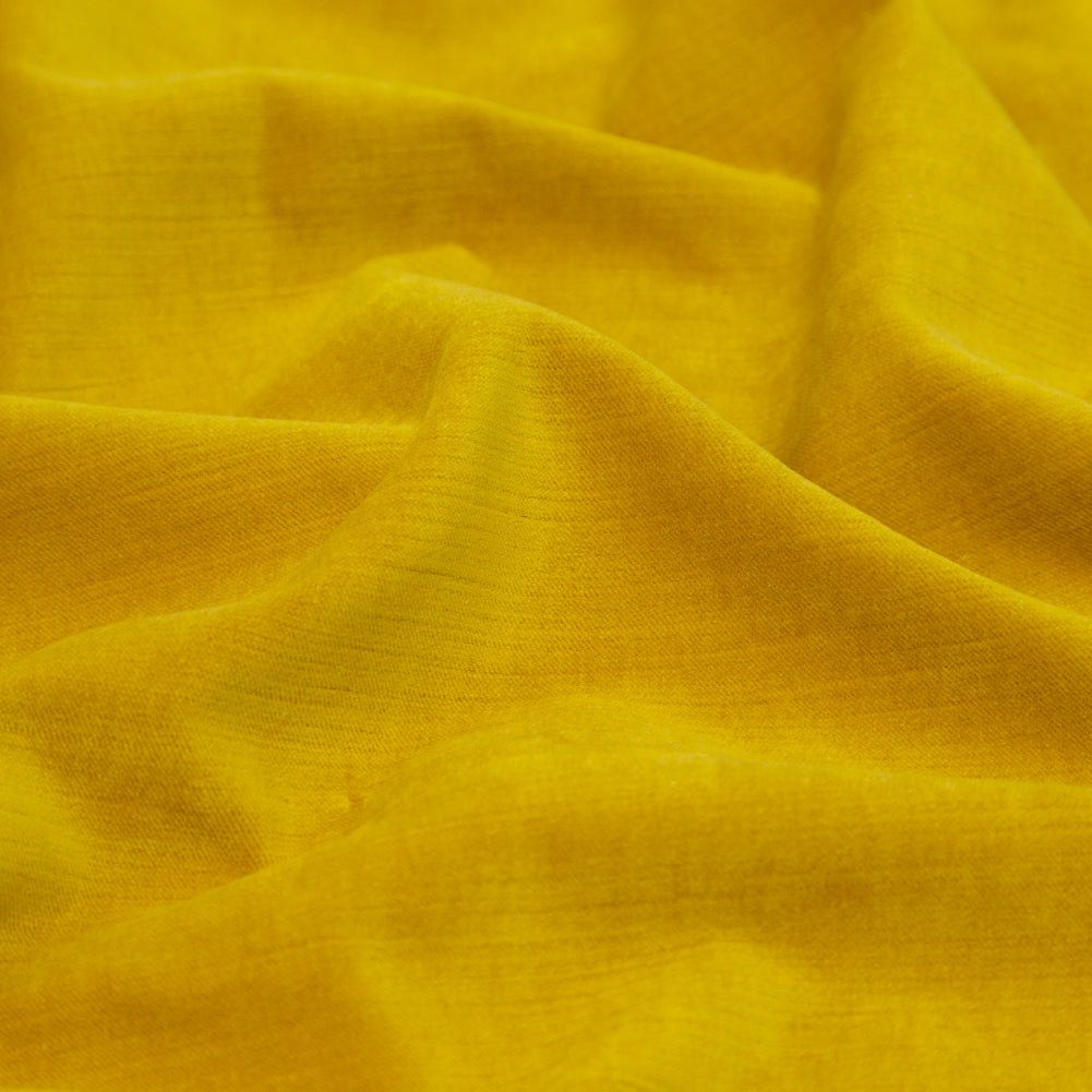 Gen-Z Yellow Velvet with Imitation Dupioni Backing - Detail