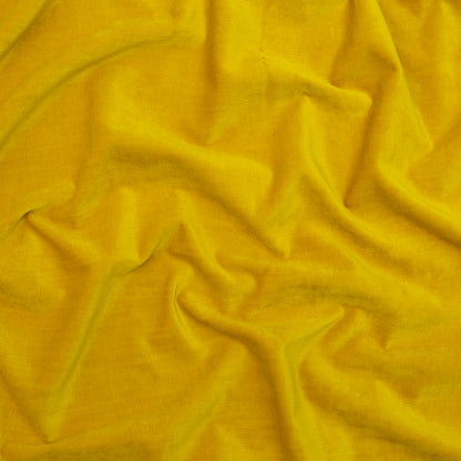 Gen-Z Yellow Velvet with Imitation Dupioni Backing