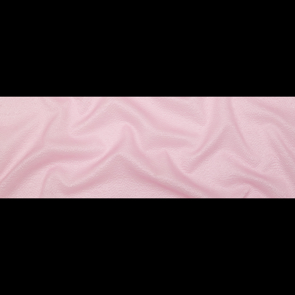 Metallic Pink Striped Bubble Wrap Organza Brocade - Folded