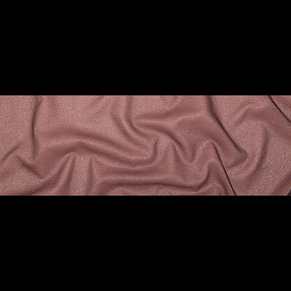 Metallic Wine Striped Bubble Wrap Organza Brocade - Folded