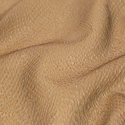 Metallic Gold Striped Bubble Wrap Organza Brocade Full