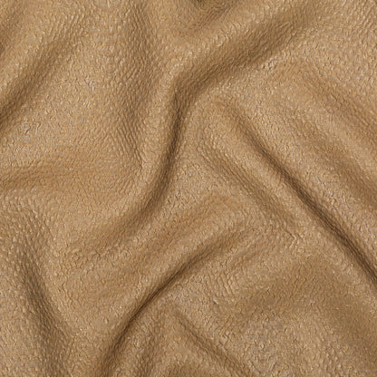 Metallic Gold Striped Bubble Wrap Organza Brocade