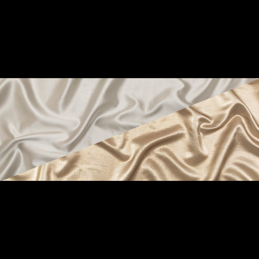 Metallic Luxury Lame - Gold - Meriden Collection Folded