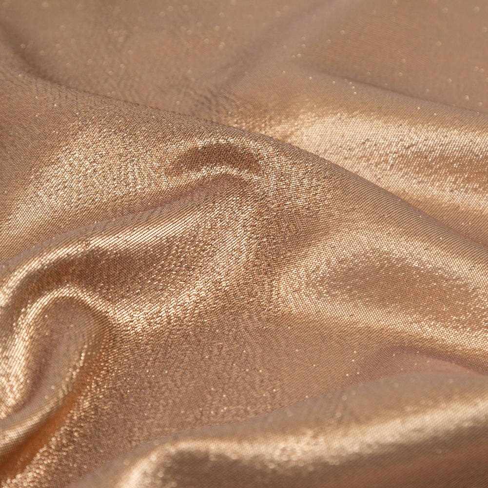 Metallic Copper Luxury Lame - Full