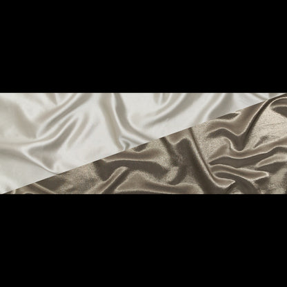 Metallic Pewter Luxury Lame - Folded
