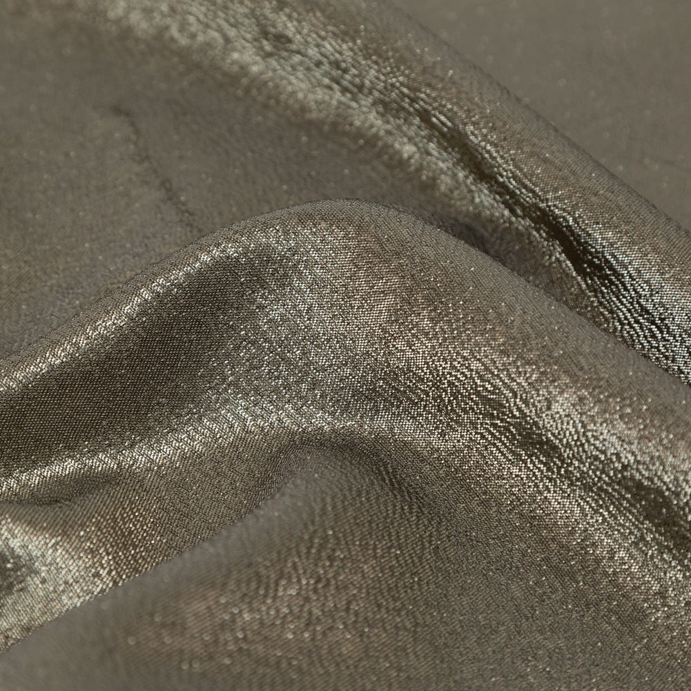 Metallic Pewter Luxury Lame - Full