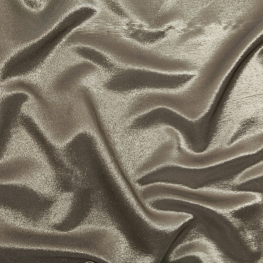 Metallic Pewter Luxury Lame