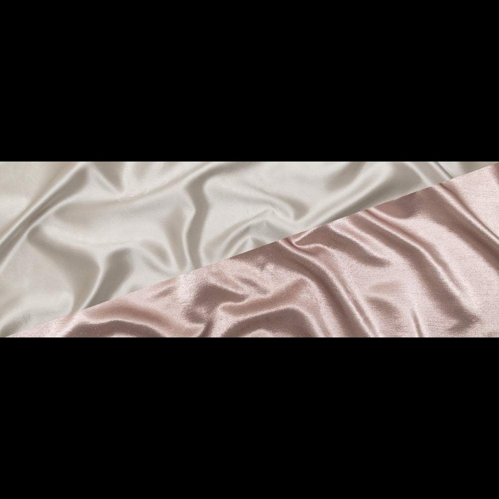 Metallic Luxury Lame - Rose - Meriden Collection Folded