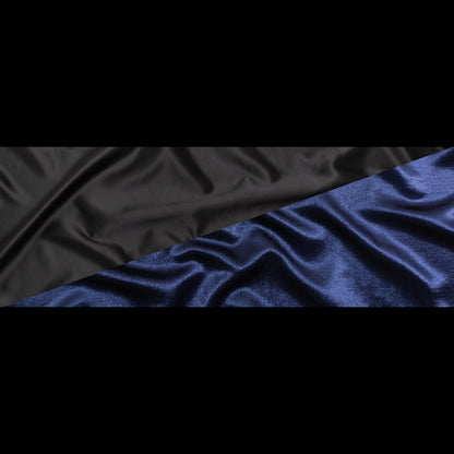 Metallic Navy Luxury Lame - Folded