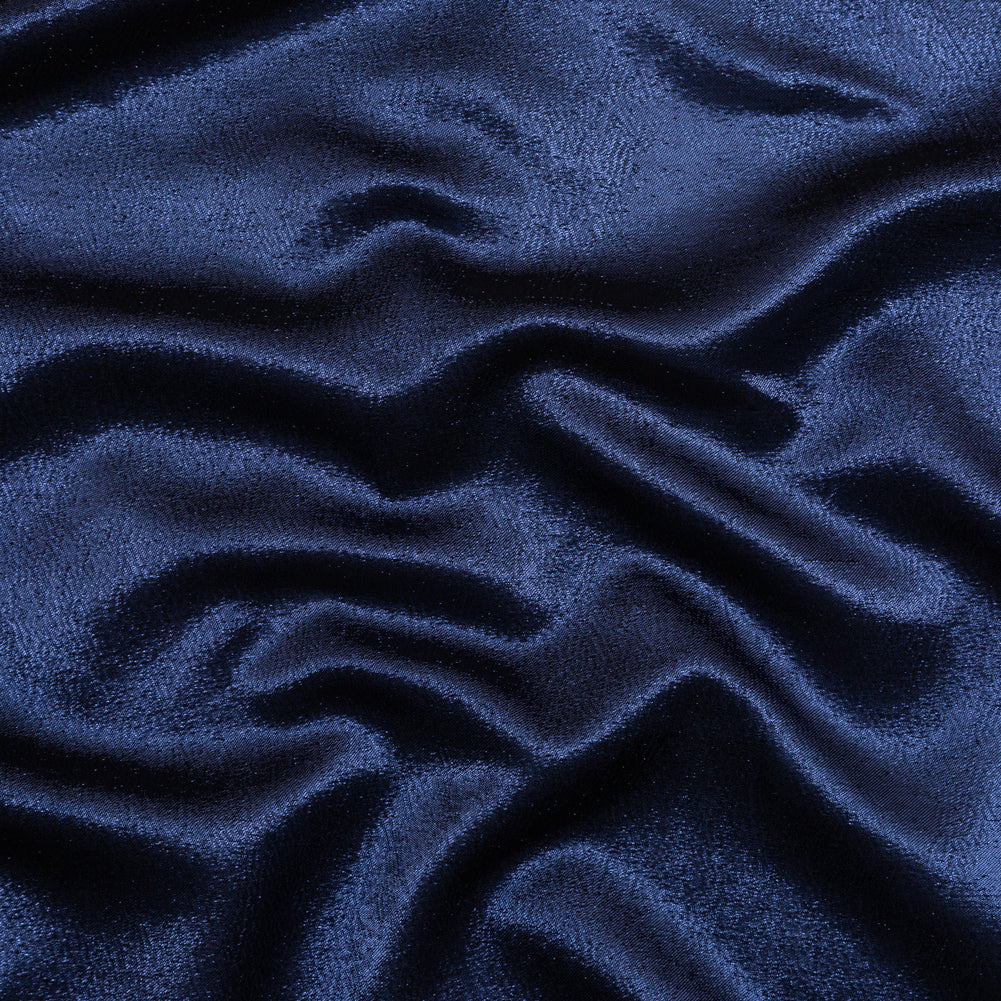 Metallic Navy Luxury Lame