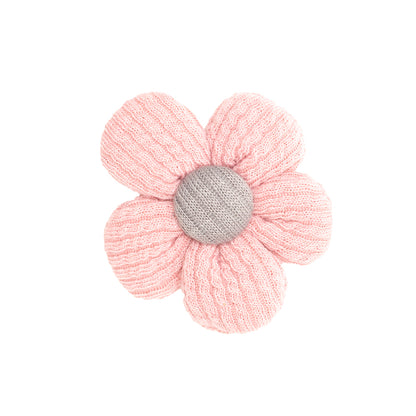 Italian Pink and Gray Flower Applique - 2