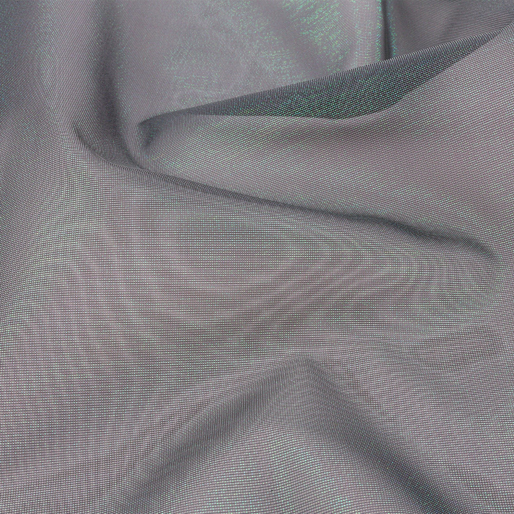 Black Sparkle Stiff Polyester Organdy